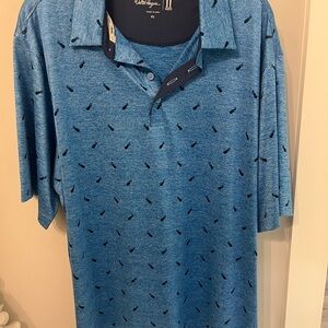 Walter Hogan Men’s Blue Golf Polo Size XL